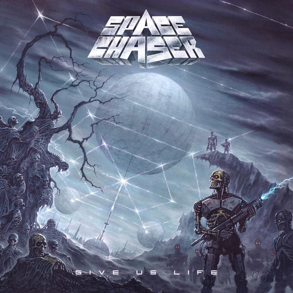 the album cover for Space Chaser - Give Us Life