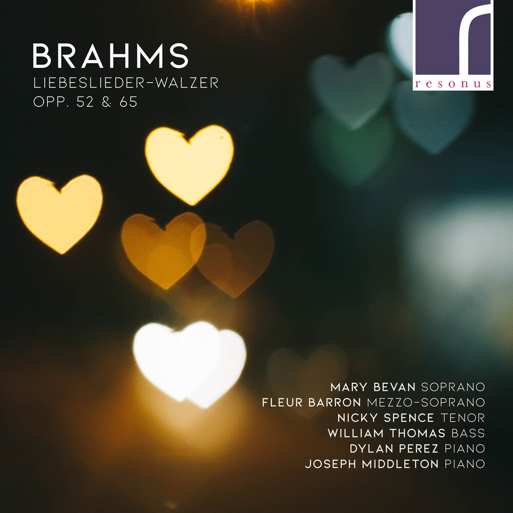 the album cover for Brahms - Liebeslieder-Walzer