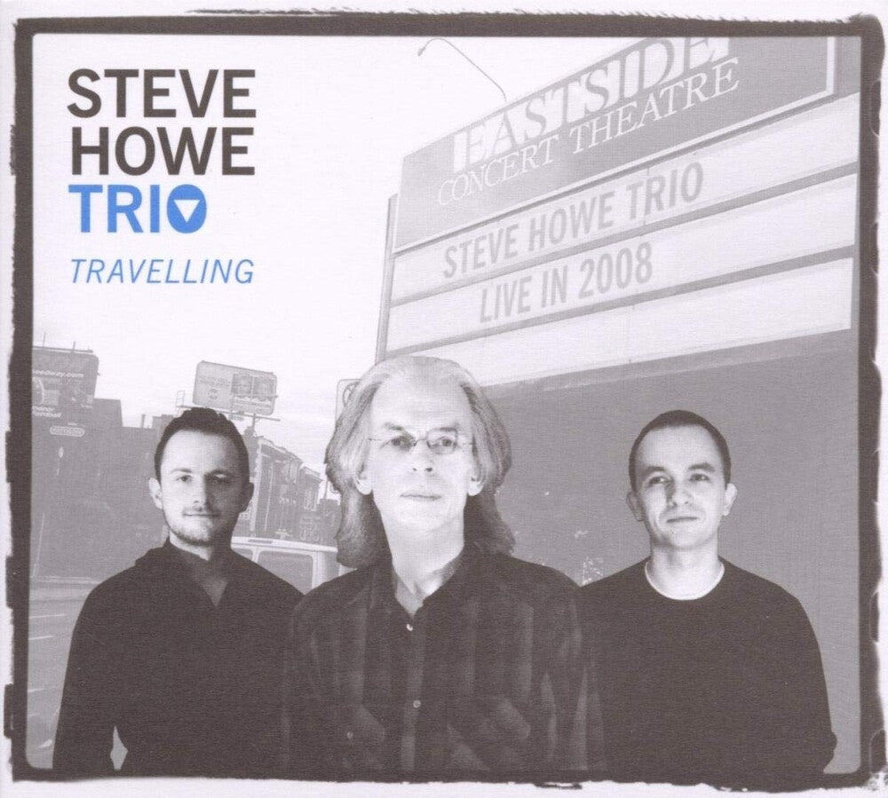 the album cover for Steve Howe - Travelling