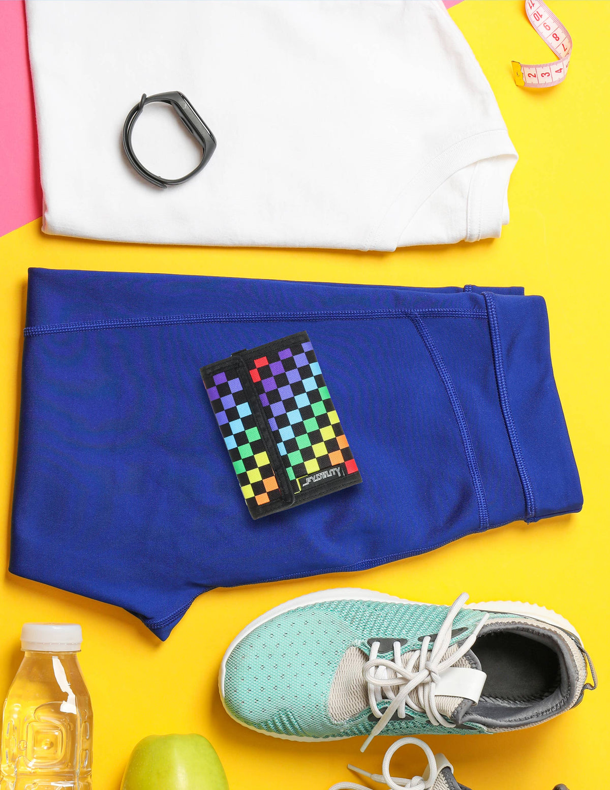 80705: 80年代風ウォレット | 二つ折り RFID | INDY RAINBOW