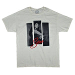 Selena 3 Strips Photo on Cream Tee T-shirt