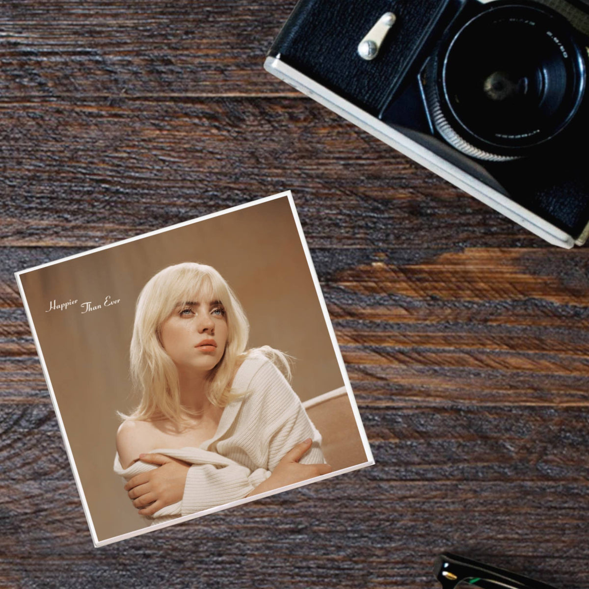 Billie Eilish Happier than Ever Album Coaster