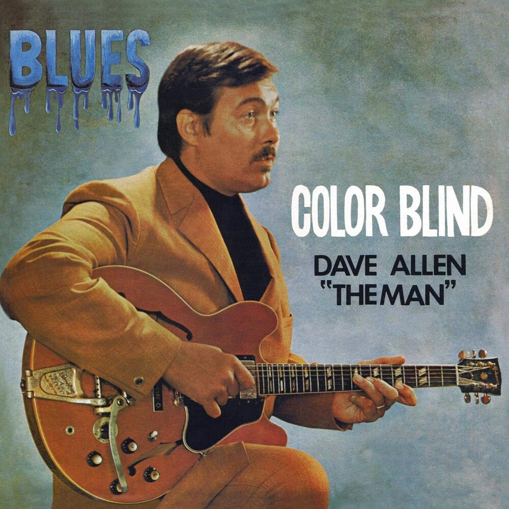 the album cover for Dave Allen - Color Blind