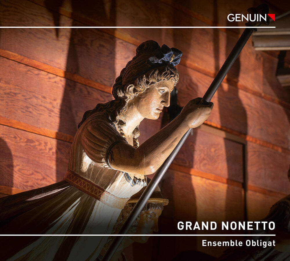 the album cover for Brahms / Ensemble Obligat Hamburg - Grand Nonetto