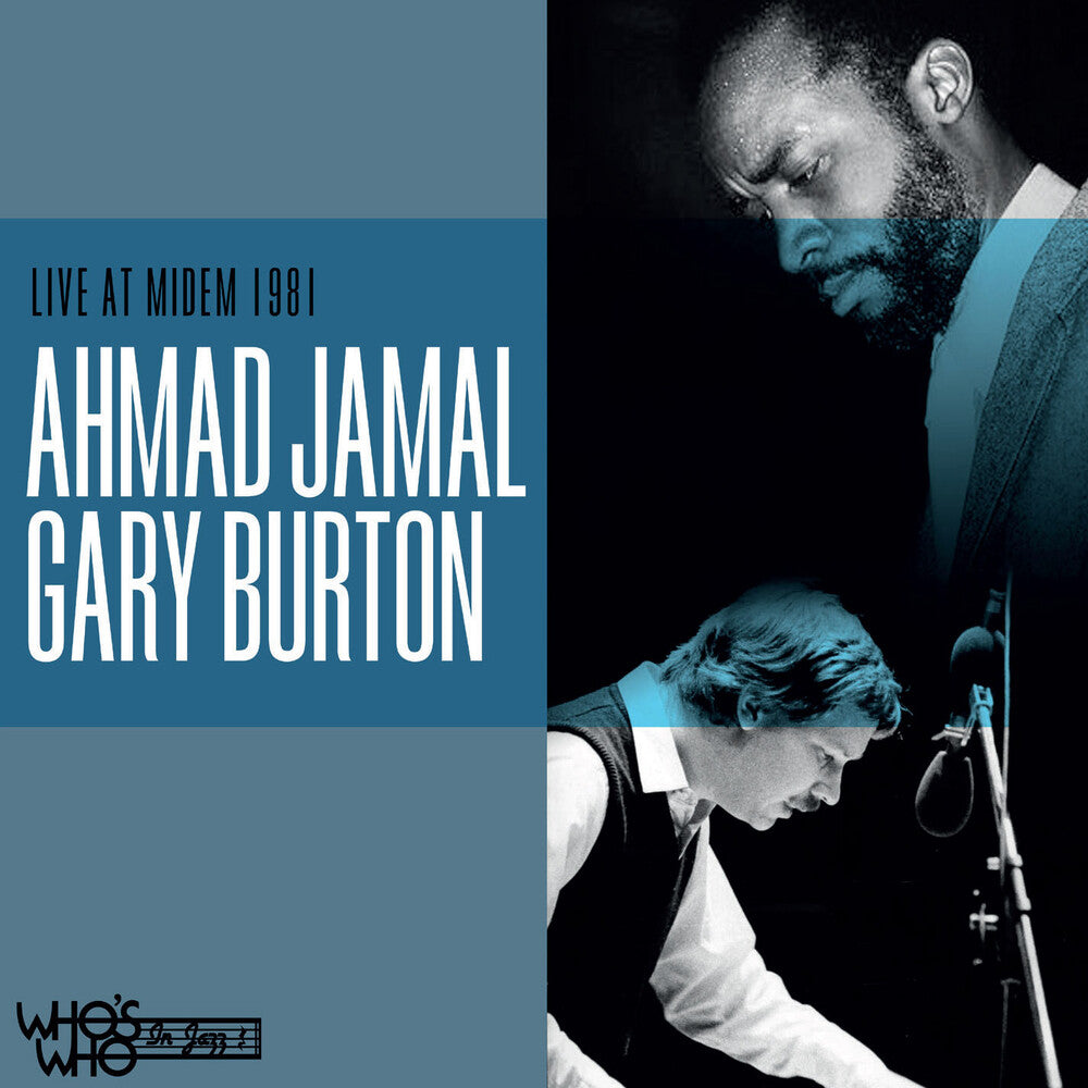 the album cover for Jamal, Ahmad / Burton, Gary - Live at Midem 1981