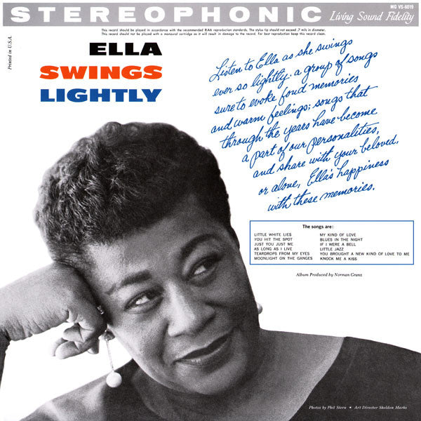 Ella Fitzgerald : Ella Swings Lightly (2x12", Album, Ltd, RE, Num)