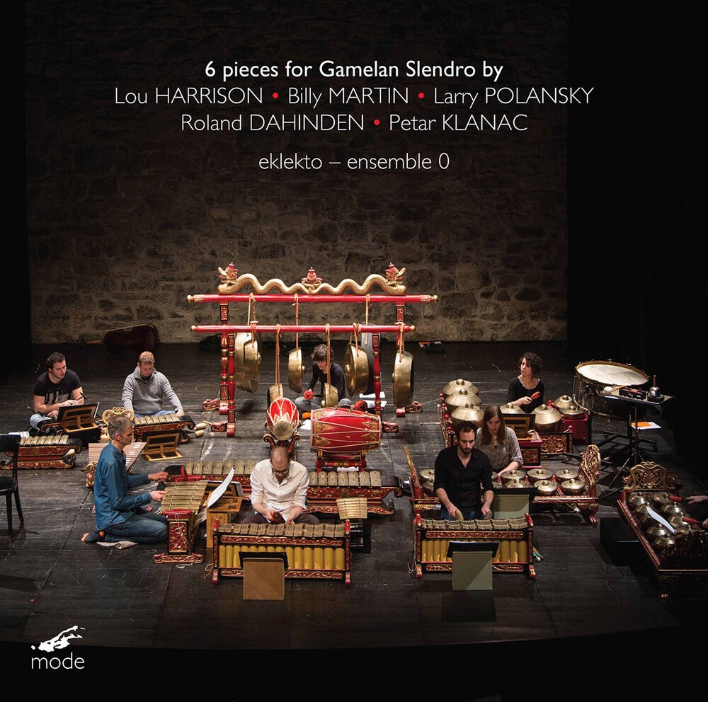 the album cover for 6 Pieces For Gamelan Slendro / Various - 6 Pieces For Gamelan Slendro / Various