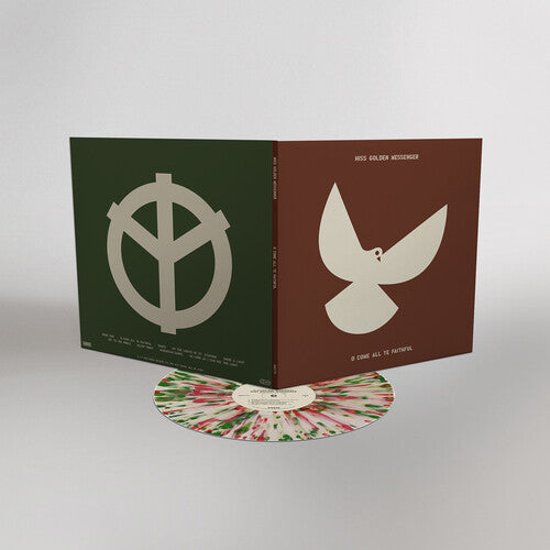 Hiss Golden Messenger - Oh Come All Ye Faithful (Vinilo salpicado de hueso, verde y rojo) (Efecto salpicado tricolor) (Vinilo)