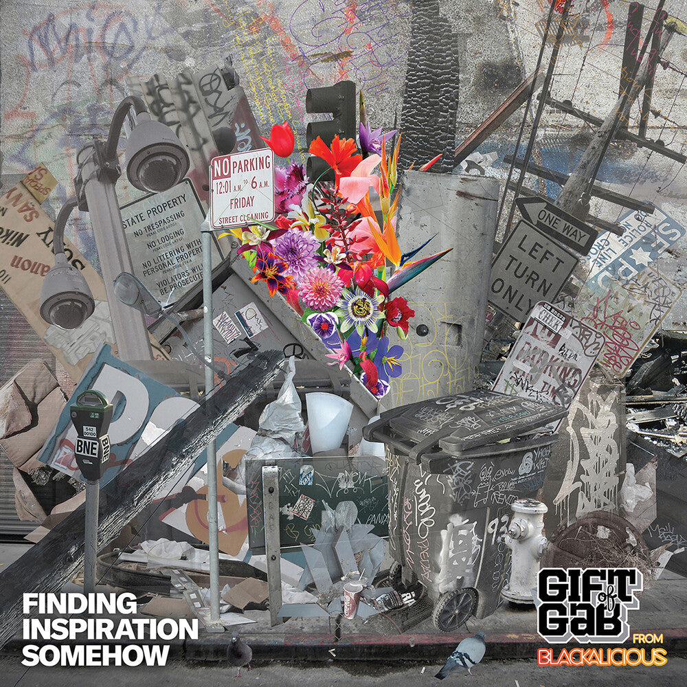 the album cover for Gift Of Gab - Finding Inspiration Somehow
