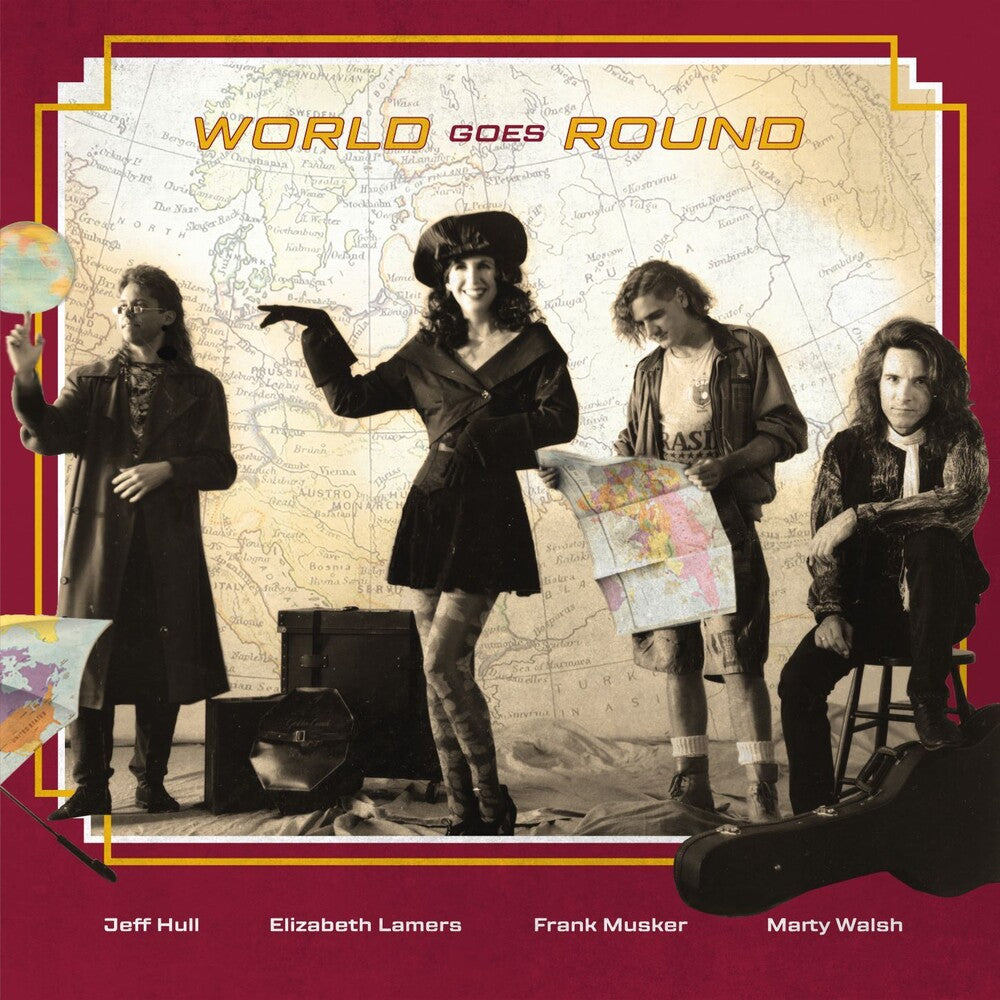 the album cover for World Goes Round - There Is No Planet B