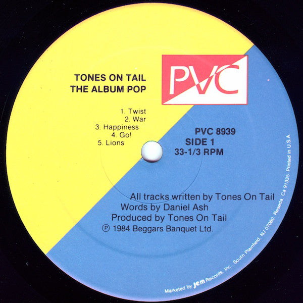 Tones On Tail : The Album Pop (LP, Comp)