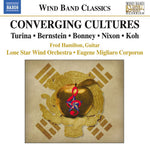 the album cover for Eugene Migliaro Corporon - Coverging Cultures