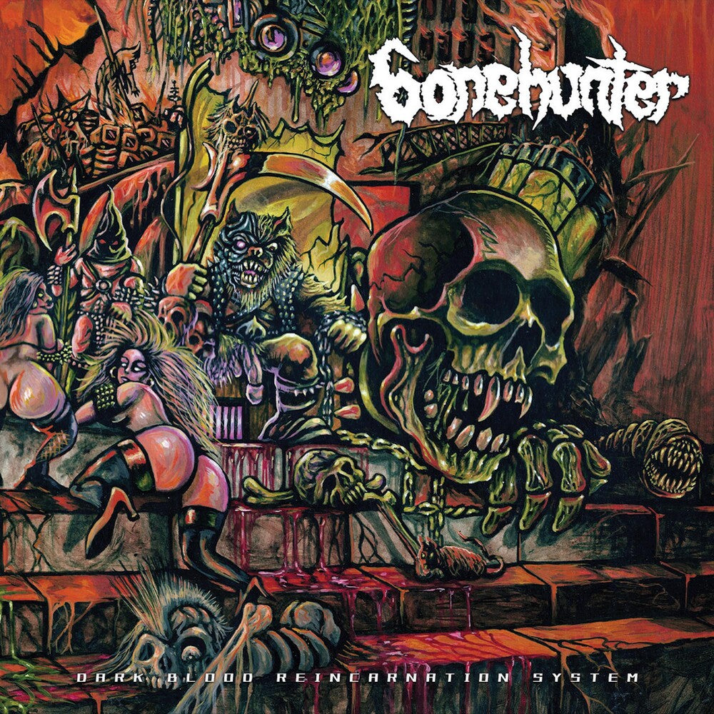 the album cover for Bonehunter - Dark Blood Reincarnation System