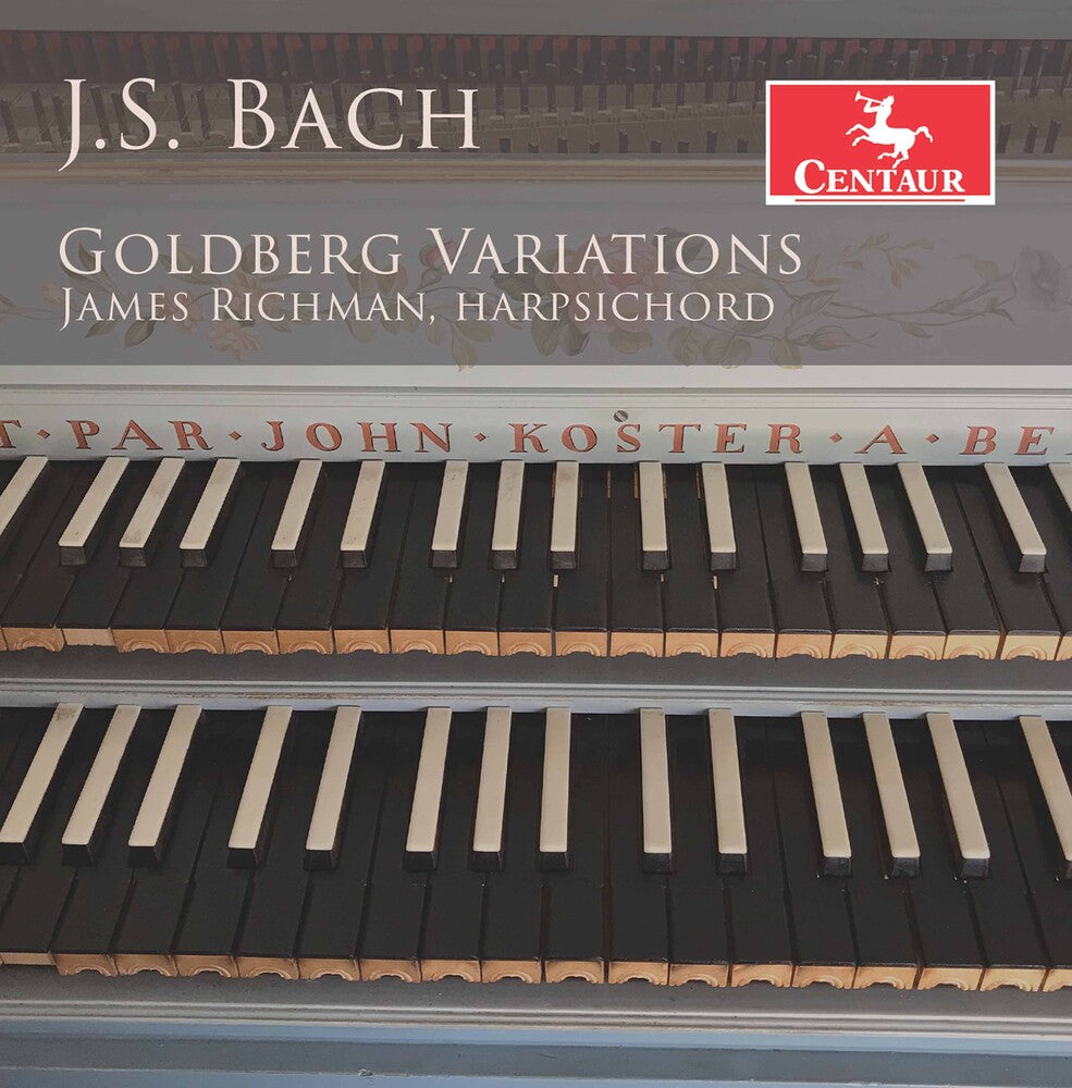the album cover for J Bach .S. / Richman - Goldberg Variations (2pk)