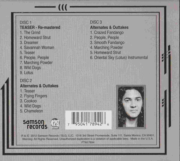 Tommy Bolin : The Ultimate Teaser (CD, Album, RE, RM + CD + CD)