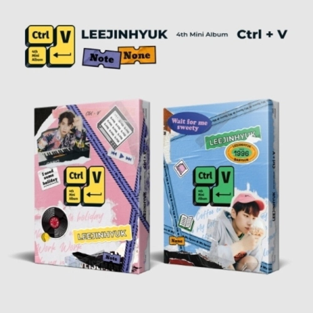 the album cover for Lee Jin Hyuk - Ctrl+V (Post) (Stic) (Phob) (Phot) (Asia)