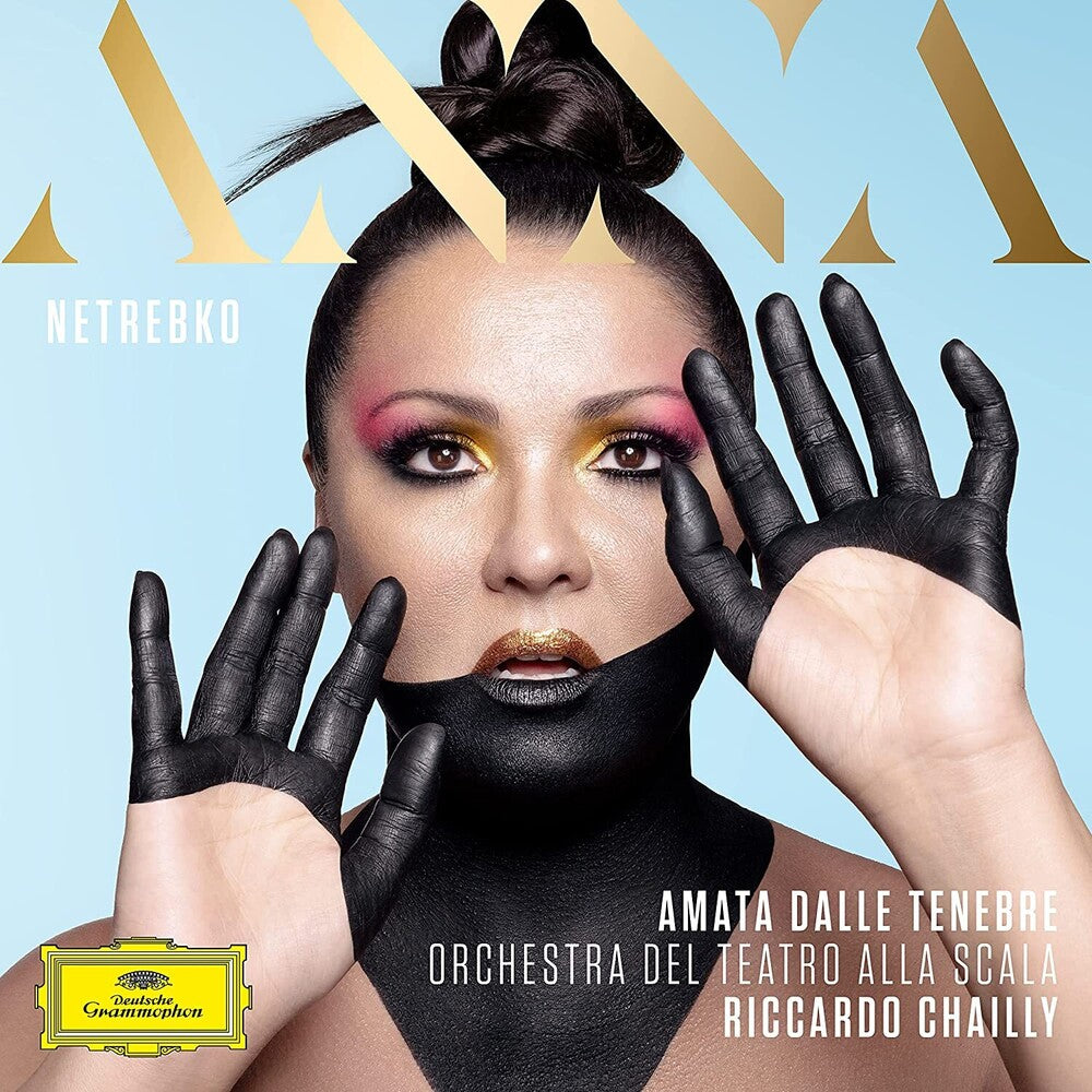 the album cover for Anna Netrebko - Amata Dalle Tenebre