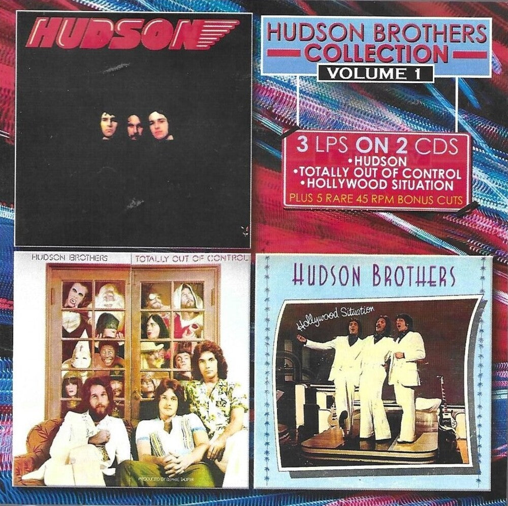 the album cover for Hudson Brothers - Hudson / Totally Out Of Control / Hollywood (2pk)