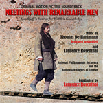 the album cover for De Thomas Hartmann/ Rosenthal,Laurence (Ita) - Meetings With Remarkable Men / O.S.T. (Ita)