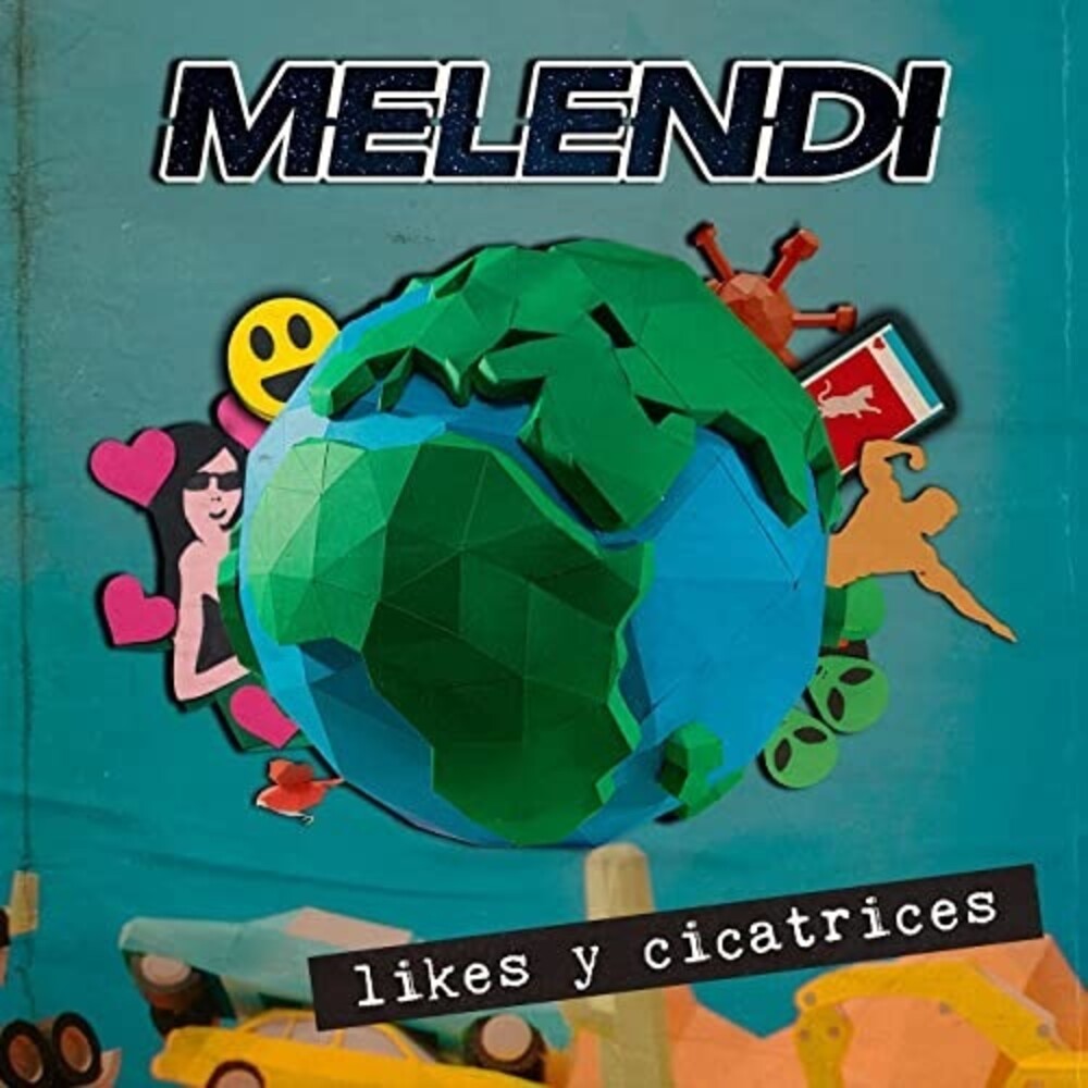 the album cover for Melendi - Likes Y Cicatrices (Spa)