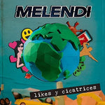 the album cover for Melendi - Likes Y Cicatrices (Spa)