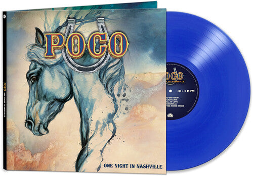 Poco - Una noche en Nashville (Azul transparente) (Vinilo)