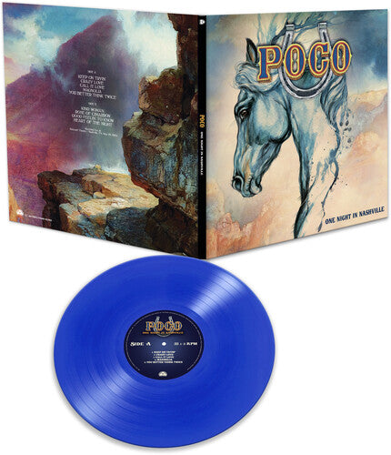 Poco - Una noche en Nashville (Azul transparente) (Vinilo)