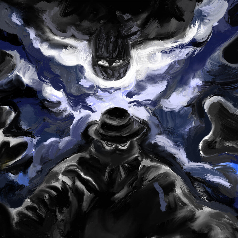 the album cover for Yungmorpheus & Eyedress - Affable With Pointed Teeth