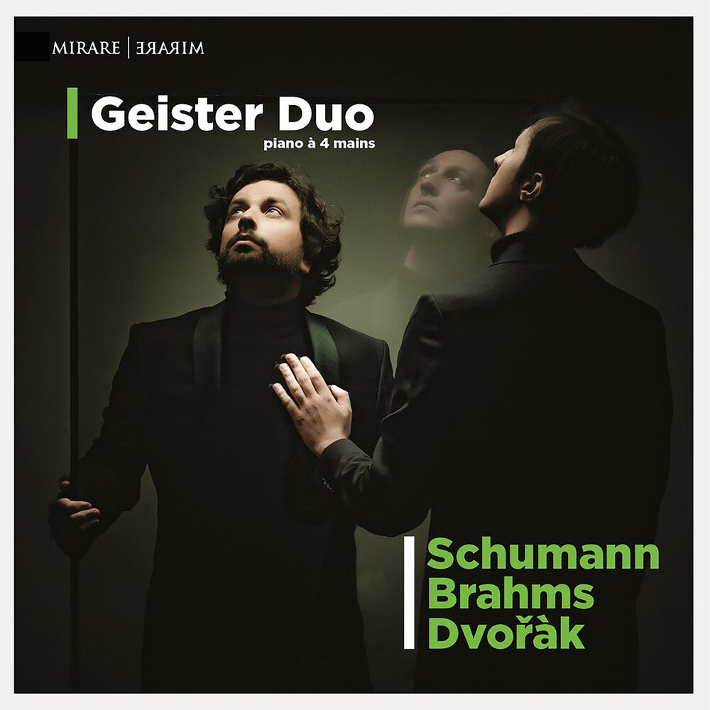 the album cover for Geister Duo - Schuman Brahms & Dvorak