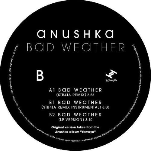 アヌシュカ - Bad Weather / Str4ta Remix (レコード)