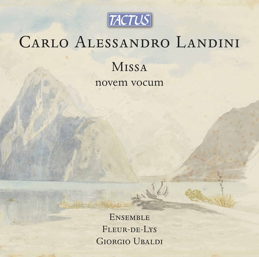 the album cover for Landini / Ensemble Fleur De Lys - Missa Novem Vocum