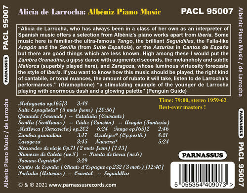 Alicia de Larrocha - Alicia de Larrocha plays Albeniz Favourites (CD)