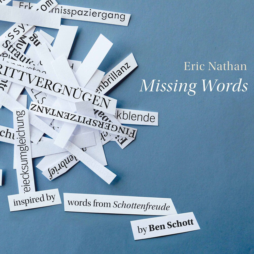 the album cover for Nathan - Missing Words (2pk)