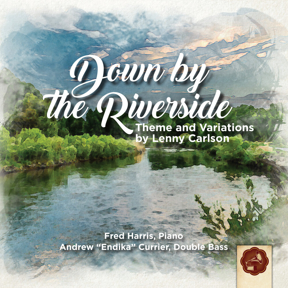 the album cover for Lenny Carlson - Down By The Riverside: Theme & Variations