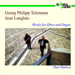 the album cover for Telemann / Langlais / Duo Danica - Works for Oboe & Organ