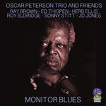 the album cover for Oscar Peterson - Monitor Blues