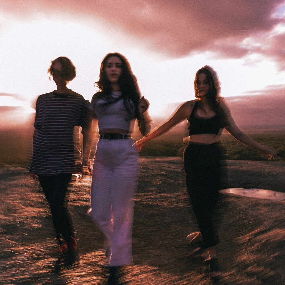 the album cover for Camp Cope - Running With The Hurricane