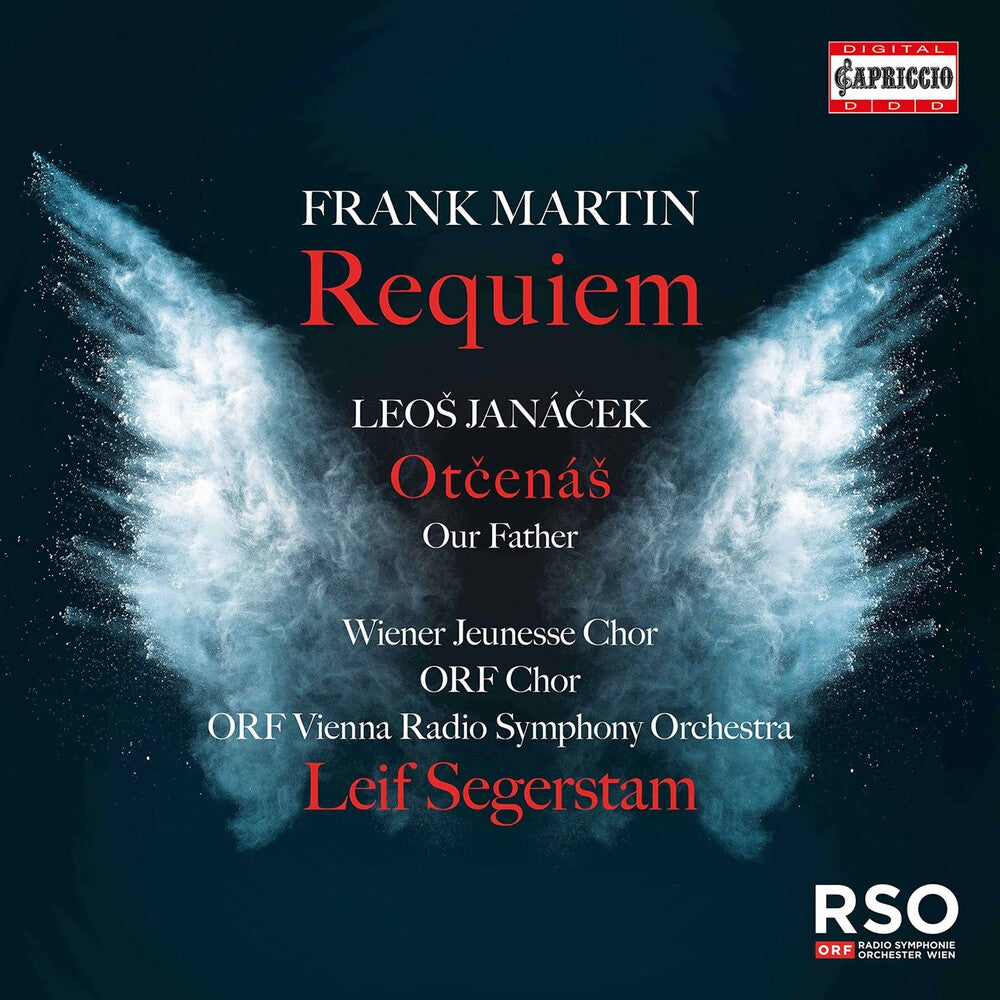 the album cover for Janacek / Marsh - Requiem / Otcenas