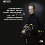 the album cover for Forster / Franssen - Horn Concertos (Hybr)