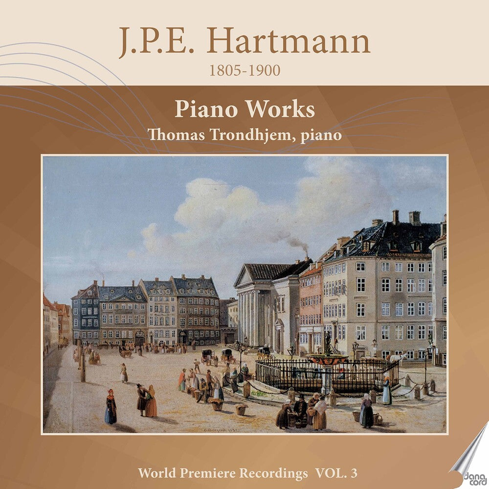 the album cover for Hartmann / Trondhjem - Piano Works 3