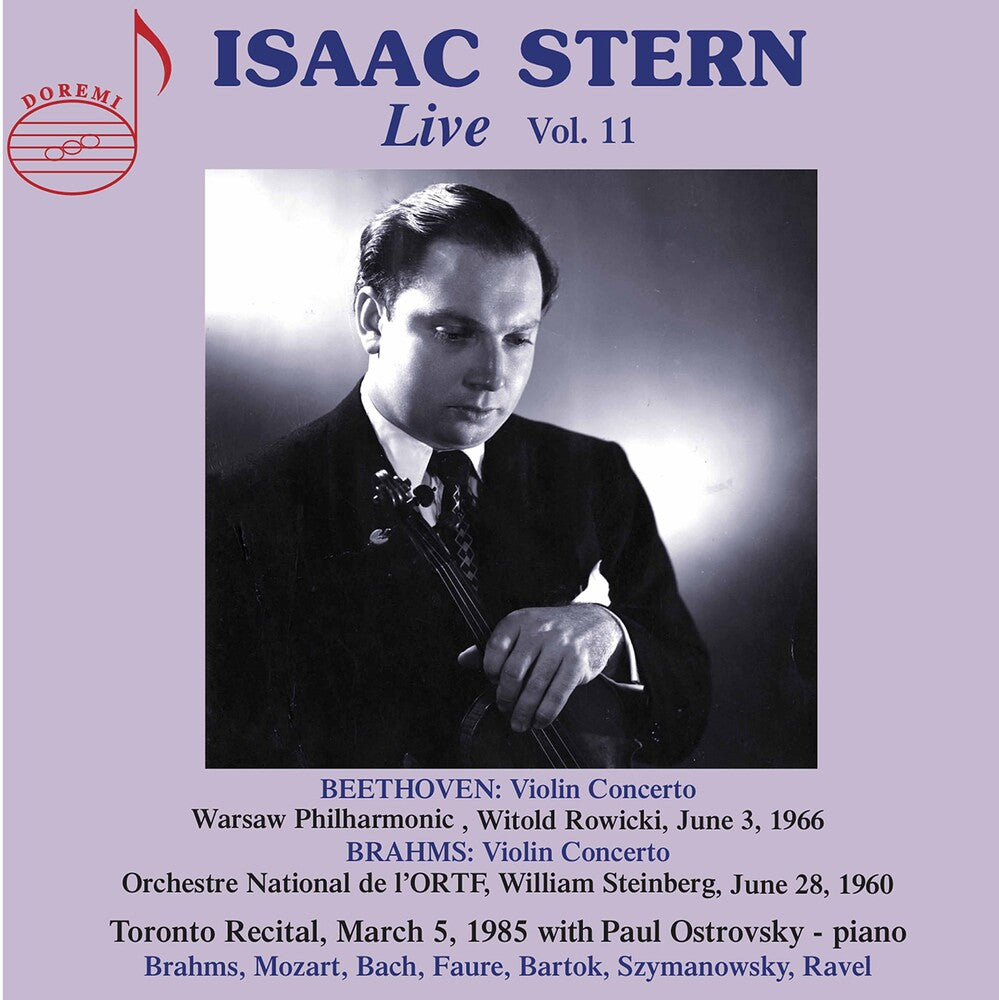 the album cover for Bartok / Stern / Warsaw Philharmonic - Isaac Stern Live 11 (2pk)
