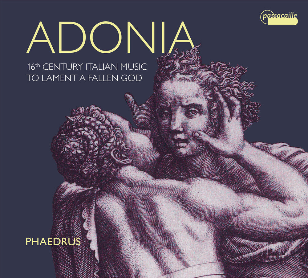 the album cover for Arcadelt / Winter / Phaedrus - Adonia - 16th Century Italian