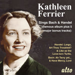 the album cover for Kathleen Ferrier/ London Philharmonic Orchestra - Kathleen Ferrier Sings Js Bach & Handel