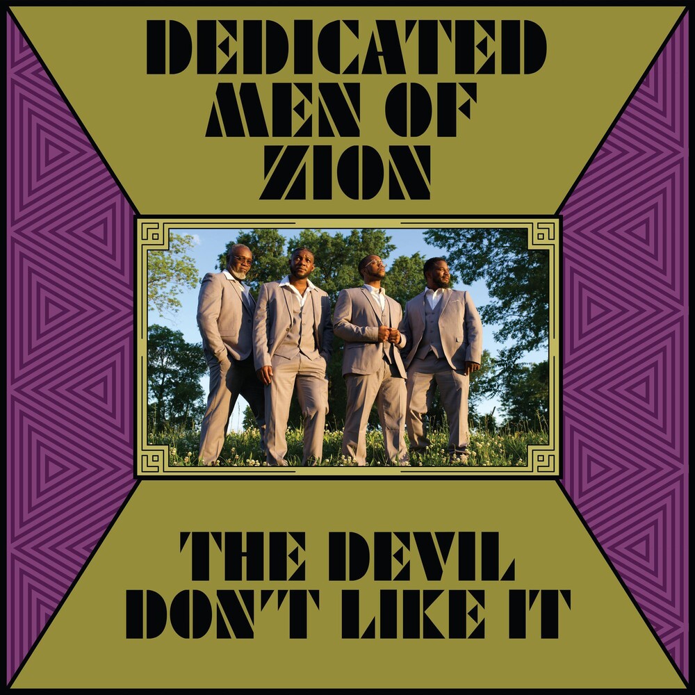 the album cover for Dedicated Men of Zion - Devil Don't Like It