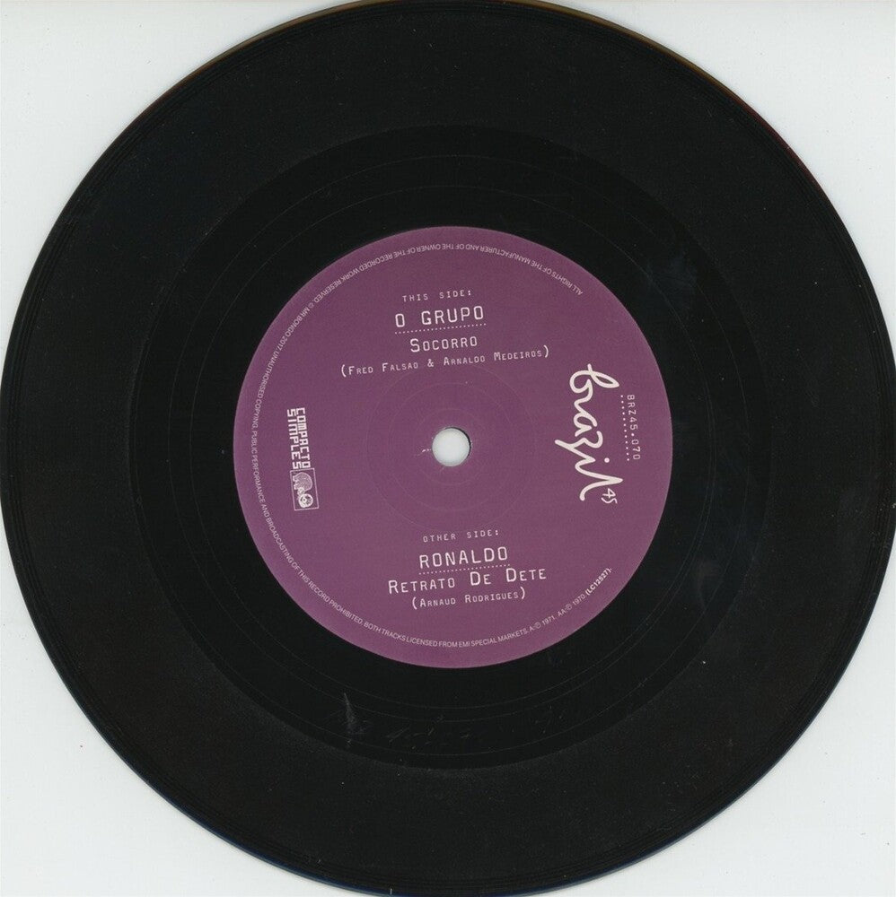 the album cover for O Grupo / Ronaldo - Socorro / Retrato De Dete