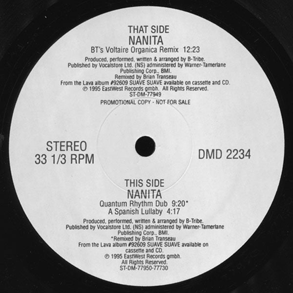 B-Tribe : Nanita (A Spanish Lullaby) (The BT Remixes) (12")