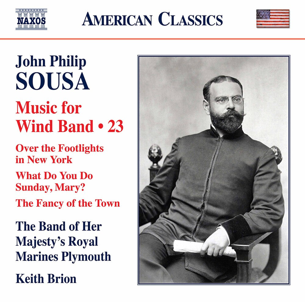 the album cover for Sousa / Brion - Music For Wind Band 23
