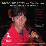 the album cover for Piazzolla / Lysy - Antonio Lysy at the Broad