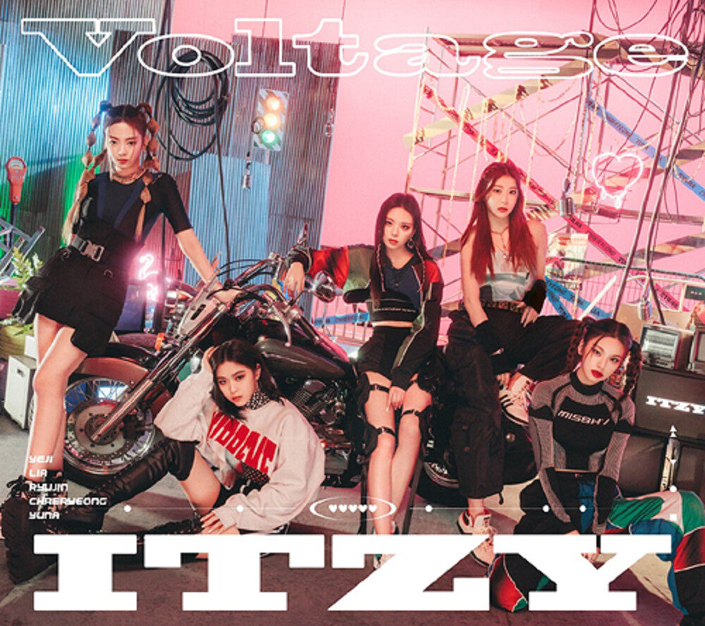 the album cover for ITZY - Voltage (Version B) (incl. Booklet)