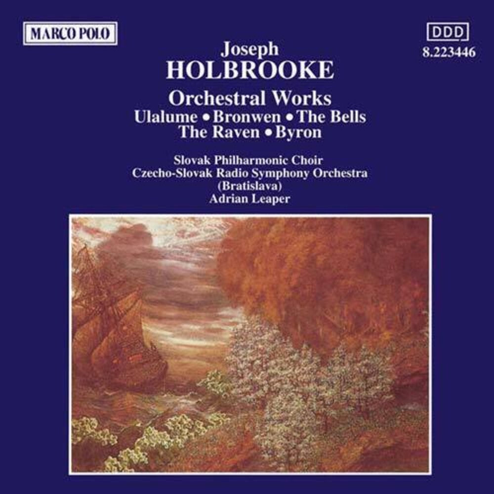 the album cover for Holbrooke / Leaper / Czecho-Slovak Rso - Ulalume / Bronwen / Bells / Raven